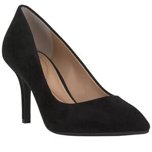INC INTERNATIONAL CONCEPTS ZITAH SUEDE POINTED TOE PUMPS IN BLACK NWOB SIZE‎ 8W
